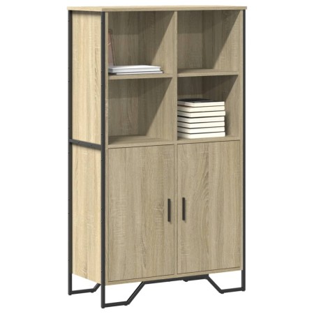 Aparador alto madera ingeniería roble Sonoma 79,5x35,5x137,5 cm de , Aparadores - Ref: Foro24-3295308, Precio: 117,93 €, Desc...