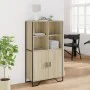 Aparador alto madera ingeniería roble Sonoma 79,5x35,5x137,5 cm de , Aparadores - Ref: Foro24-3295308, Precio: 115,66 €, Desc...