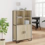 Aparador alto madera ingeniería roble Sonoma 79,5x35,5x137,5 cm de , Aparadores - Ref: Foro24-3295308, Precio: 117,93 €, Desc...