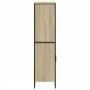 Aparador alto madera ingeniería roble Sonoma 79,5x35,5x137,5 cm de , Aparadores - Ref: Foro24-3295308, Precio: 117,93 €, Desc...