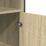 Aparador alto madera ingeniería roble Sonoma 79,5x35,5x137,5 cm de , Aparadores - Ref: Foro24-3295308, Precio: 115,66 €, Desc...