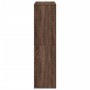 Estantería de madera de ingeniería marrón roble 100x33x125,5 cm de , Librerías y estanterías - Ref: Foro24-3309336, Precio: 1...