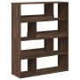 Estantería de madera de ingeniería marrón roble 100x33x125,5 cm de , Librerías y estanterías - Ref: Foro24-3309336, Precio: 1...