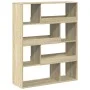 Separador de ambientes madera roble Sonoma 100x33x125,5 cm de , Librerías y estanterías - Ref: Foro24-3309485, Precio: 97,56 ...