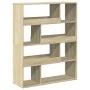 Separador de ambientes madera roble Sonoma 100x33x125,5 cm de , Librerías y estanterías - Ref: Foro24-3309485, Precio: 97,56 ...