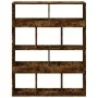 Separador de ambientes madera roble ahumado 100x33x125,5 cm de , Librerías y estanterías - Ref: Foro24-3309523, Precio: 95,01...