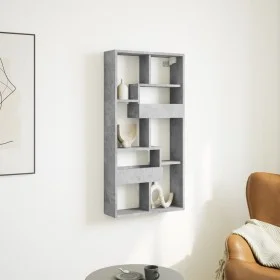 Armario de pared madera ingeniería gris hormigón 50x15x100 cm de , Estantes y estanterías - Ref: Foro24-854556, Precio: 41,43...