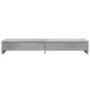 Soporte de monitor cajones madera gris hormigón 100x27x15 cm de , Bases y elevadores para ordenadores - Ref: Foro24-854673, P...