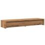 Soporte de monitor con cajones madera artisian 100x27x15 cm de , Bases y elevadores para ordenadores - Ref: Foro24-854678, Pr...