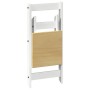 Set comedor plegable mariposa 5 pzas Corona madera pino blanco de , muebles para cocinas y comedores - Ref: Foro24-3295717, P...