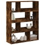 Separador de ambientes madera roble ahumado 100x33x125,5 cm de , Librerías y estanterías - Ref: Foro24-3309487, Precio: 98,34...