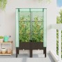 Arriate con cubierta invernadero aspecto ratán 80x40x140 cm de , Maceteros y jardineras - Ref: Foro24-4015805, Precio: 70,22 ...