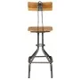 Taburetes de cocina 2 unidades madera maciza de teca reciclada de , Taburetes de cocina - Ref: Foro24-245807, Precio: 141,59 ...