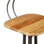 Taburetes de cocina 2 unidades madera maciza de teca reciclada de , Taburetes de cocina - Ref: Foro24-245807, Precio: 142,93 ...