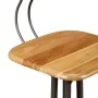 Taburetes de cocina 2 unidades madera maciza de teca reciclada de , Taburetes de cocina - Ref: Foro24-245807, Precio: 141,59 ...