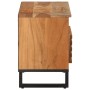 Mueble de TV madera maciza de acacia 80x34x46 cm de , Almacenamiento para CD y DVD - Ref: Foro24-377520, Precio: 65,97 €, Des...