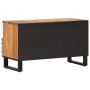 Mueble de TV madera maciza de acacia 80x34x46 cm de , Almacenamiento para CD y DVD - Ref: Foro24-377520, Precio: 65,97 €, Des...