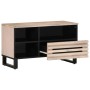 Mueble de TV madera maciza de mango 80x34x46 cm de , Almacenamiento para CD y DVD - Ref: Foro24-377522, Precio: 65,91 €, Desc...