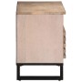 Mueble de TV madera maciza de mango 80x34x46 cm de , Almacenamiento para CD y DVD - Ref: Foro24-377522, Precio: 65,91 €, Desc...