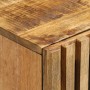 Aparador de madera maciza de mango rugosa 90x34x75 cm de , Taquillas y armarios de almacenamiento - Ref: Foro24-377574, Preci...