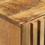 Aparador de madera maciza de mango rugosa 90x34x75 cm de , Taquillas y armarios de almacenamiento - Ref: Foro24-377574, Preci...