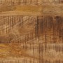 Aparador de madera maciza de mango rugosa 90x34x75 cm de , Taquillas y armarios de almacenamiento - Ref: Foro24-377574, Preci...