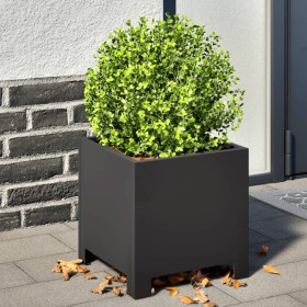 Jardineras 2 unidades acero negro 30x30x30 cm de , Maceteros y jardineras - Ref: Foro24-851186, Precio: 57,55 €, Descuento: %