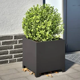 Jardinera de acero negro 40x40x40 cm de , Maceteros y jardineras - Ref: Foro24-851199, Precio: 53,87 €, Descuento: %