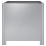 Jardinera de acero galvanizado 40x40x40 cm de , Maceteros y jardineras - Ref: Foro24-851209, Precio: 50,81 €, Descuento: %