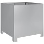 Jardinera de acero galvanizado 40x40x40 cm de , Maceteros y jardineras - Ref: Foro24-851209, Precio: 50,81 €, Descuento: %