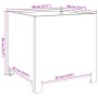 Jardinera de acero galvanizado 40x40x40 cm de , Maceteros y jardineras - Ref: Foro24-851209, Precio: 50,81 €, Descuento: %