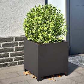 Jardineras 2 unidades acero negro 40x40x40 cm de , Maceteros y jardineras - Ref: Foro24-851200, Precio: 79,91 €, Descuento: %