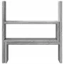 Organizador escritorio ajustable madera gris Sonoma 40x17x41 cm de , Bases y elevadores para ordenadores - Ref: Foro24-854765...