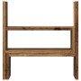 Organizador escritorio ajustable madera envejecida 40x17x41 cm de , Bases y elevadores para ordenadores - Ref: Foro24-854767,...