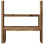 Organizador escritorio ajustable madera envejecida 40x17x41 cm de , Bases y elevadores para ordenadores - Ref: Foro24-854767,...