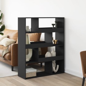 Estantería de madera de ingeniería negra 100x33x125,5 cm de , Librerías y estanterías - Ref: Foro24-3309331, Precio: 101,31 €...