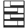 Estantería de madera de ingeniería negra 100x33x125,5 cm de , Librerías y estanterías - Ref: Foro24-3309331, Precio: 101,31 €...