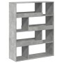 Estantería madera de ingeniería gris hormigón 100x33x125,5 cm de , Librerías y estanterías - Ref: Foro24-3309333, Precio: 98,...