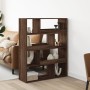 Separador de ambientes madera marrón roble 100x33x125,5 cm de , Librerías y estanterías - Ref: Foro24-3309489, Precio: 103,98...