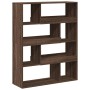 Separador de ambientes madera marrón roble 100x33x125,5 cm de , Librerías y estanterías - Ref: Foro24-3309489, Precio: 103,98...