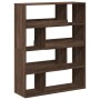 Separador de ambientes madera marrón roble 100x33x125,5 cm de , Librerías y estanterías - Ref: Foro24-3309489, Precio: 103,98...