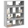 Separador de ambientes madera gris Sonoma 100x33x125,5 cm de , Librerías y estanterías - Ref: Foro24-3309524, Precio: 102,05 ...
