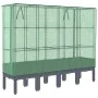 Arriate con cubierta invernadero aspecto ratán 160x40x140 cm de , Maceteros y jardineras - Ref: Foro24-4015835, Precio: 129,9...