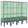 Arriate con cubierta invernadero aspecto ratán 160x40x140 cm de , Maceteros y jardineras - Ref: Foro24-4015835, Precio: 129,4...