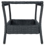 Mesa de jardín ratán sintético gris oscuro 45x45x46,5 cm de vidaXL, Mesas de jardín - Ref: Foro24-313306, Precio: 60,40 €, De...