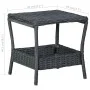 Mesa de jardín ratán sintético gris oscuro 45x45x46,5 cm de vidaXL, Mesas de jardín - Ref: Foro24-313306, Precio: 54,45 €, De...