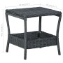 Mesa de jardín ratán sintético gris oscuro 45x45x46,5 cm de vidaXL, Mesas de jardín - Ref: Foro24-313306, Precio: 60,40 €, De...