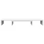Soporte elevador pantalla ajustable madera blanco 80x24x10,5 cm de , Bases y elevadores para ordenadores - Ref: Foro24-854634...