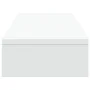 Soporte elevador pantalla ajustable madera blanco 80x24x10,5 cm de , Bases y elevadores para ordenadores - Ref: Foro24-854634...
