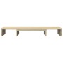 Soporte elevador pantalla ajustable roble Sonoma 80x24x10,5 cm de , Bases y elevadores para ordenadores - Ref: Foro24-854636,...